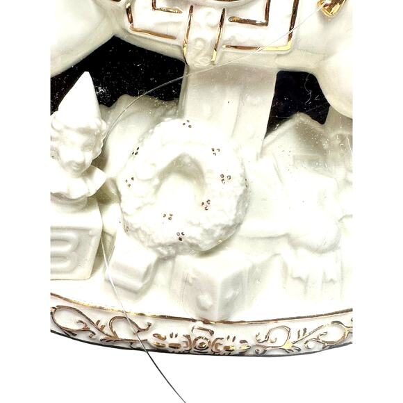 Classic Noel Porcelain Musical Rocking Horse with 24k Accents-New in Box! - Picture 5 of 9